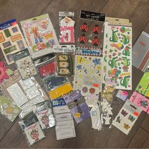 Scrapbooking Lot - 25 Items All Brand New